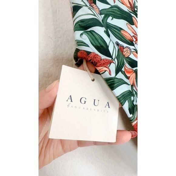 Agua by Agua Bendita Monarca Azul One Piece Swimsuit M - Picture 8 of 12